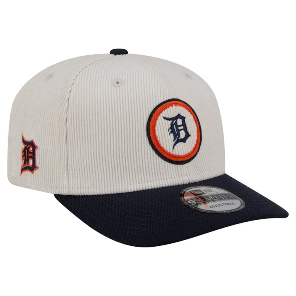 Cream Detroit Tigers New Era Loyal 9SEVENTY Adjustable Hat