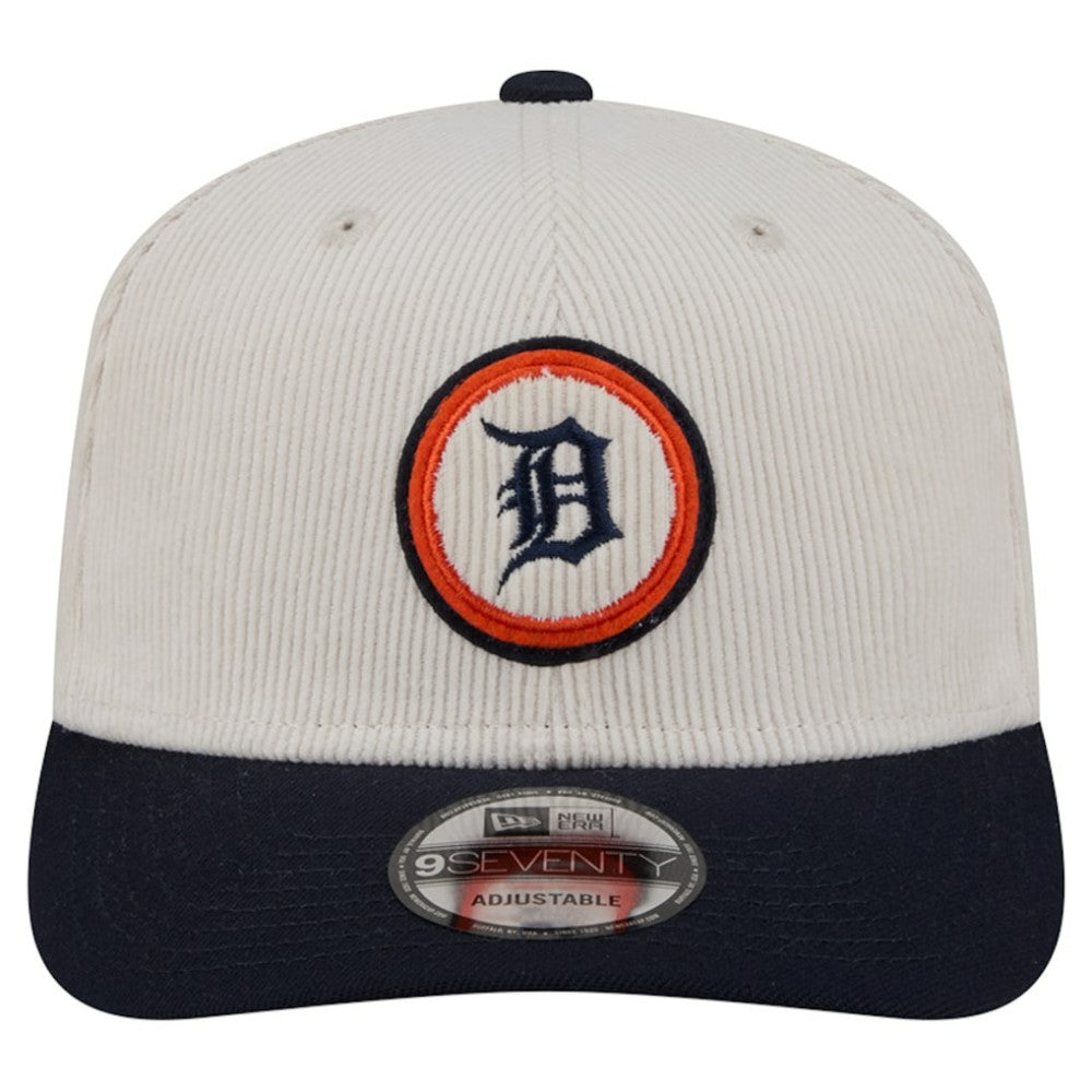 Cream Detroit Tigers New Era Loyal 9SEVENTY Adjustable Hat