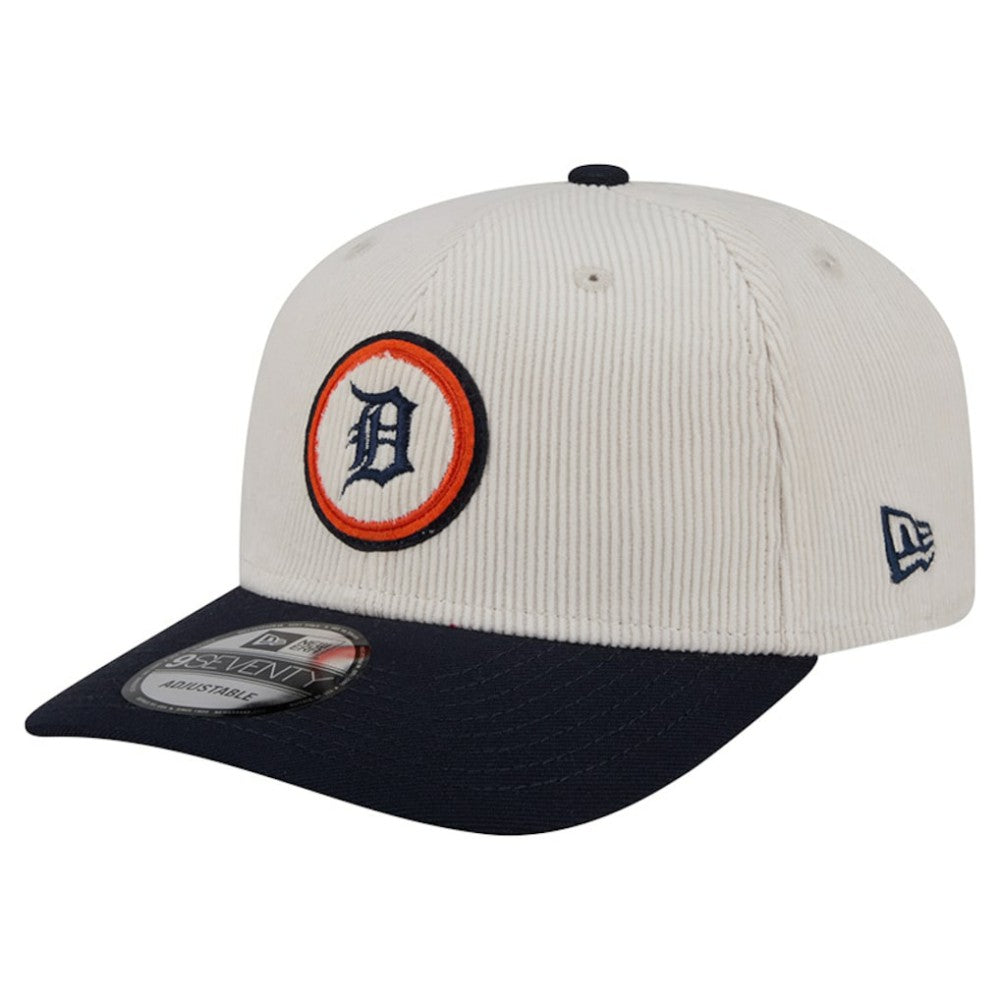 Cream Detroit Tigers New Era Loyal 9SEVENTY Adjustable Hat