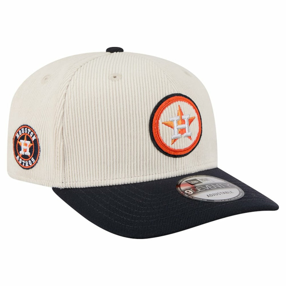 Cream Houston Astros New Era Loyal 9SEVENTY Adjustable Hat