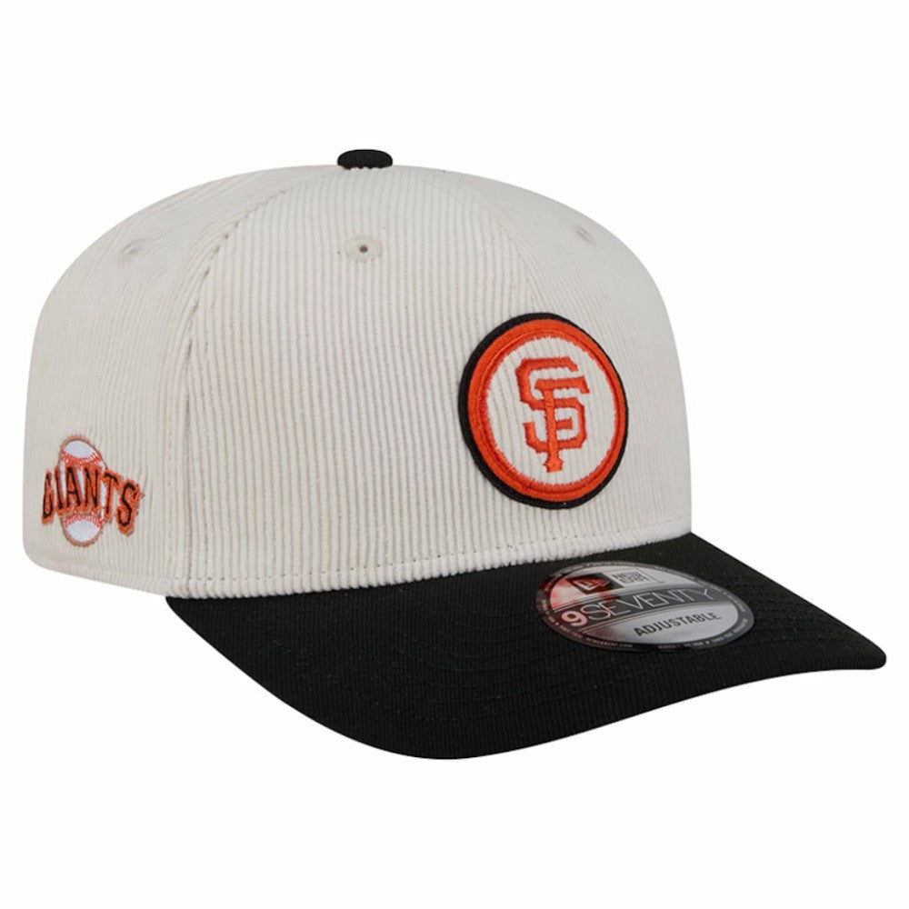 Cream San Francisco Giants New Era Loyal 9SEVENTY Adjustable Hat