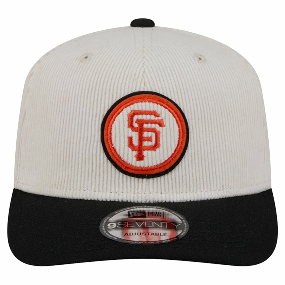 Cream San Francisco Giants New Era Loyal 9SEVENTY Adjustable Hat