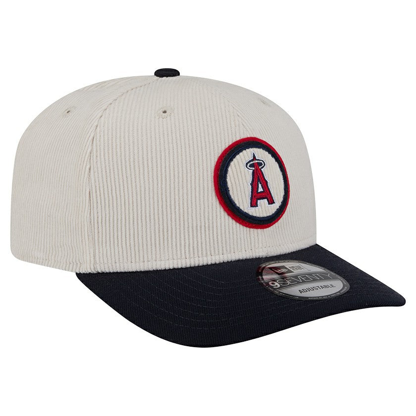 Cream Los Angeles Angels New Era Loyal 9SEVENTY Adjustable Hat