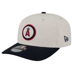 Cream Los Angeles Angels New Era Loyal 9SEVENTY Adjustable Hat