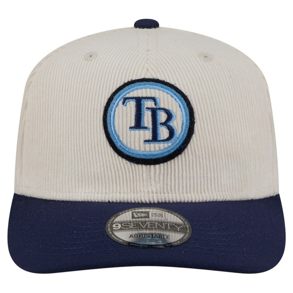 Cream Tampa Bay Rays New Era Loyal 9SEVENTY Adjustable Hat