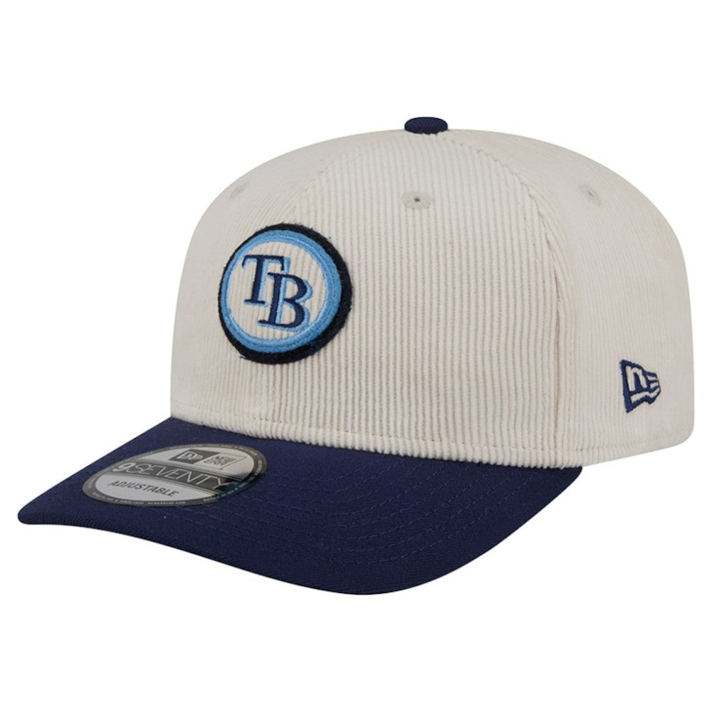 Cream Tampa Bay Rays New Era Loyal 9SEVENTY Adjustable Hat
