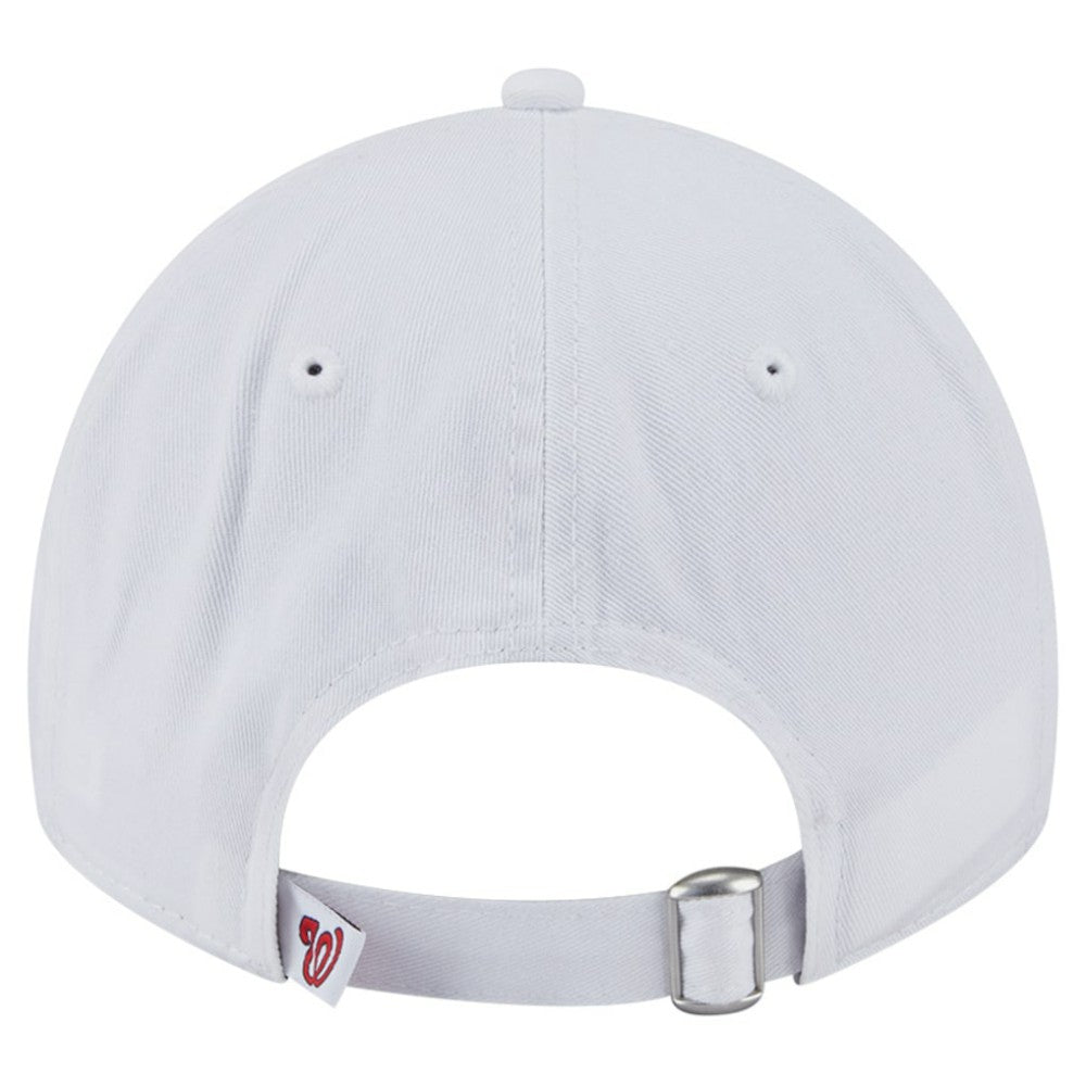 White Washington Nationals New Era Women's Team Fan 9TWENTY Adjustable Hat