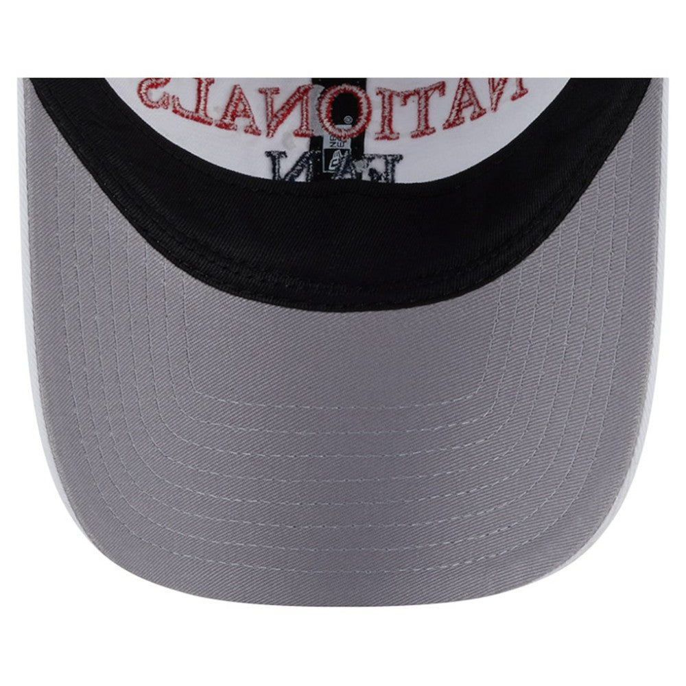 White Washington Nationals New Era Women's Team Fan 9TWENTY Adjustable Hat