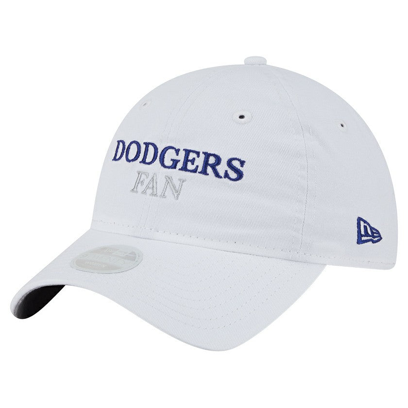 White Los Angeles Dodgers New Era Women's Team Fan 9TWENTY Adjustable Hat