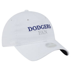 White Los Angeles Dodgers New Era Women's Team Fan 9TWENTY Adjustable Hat