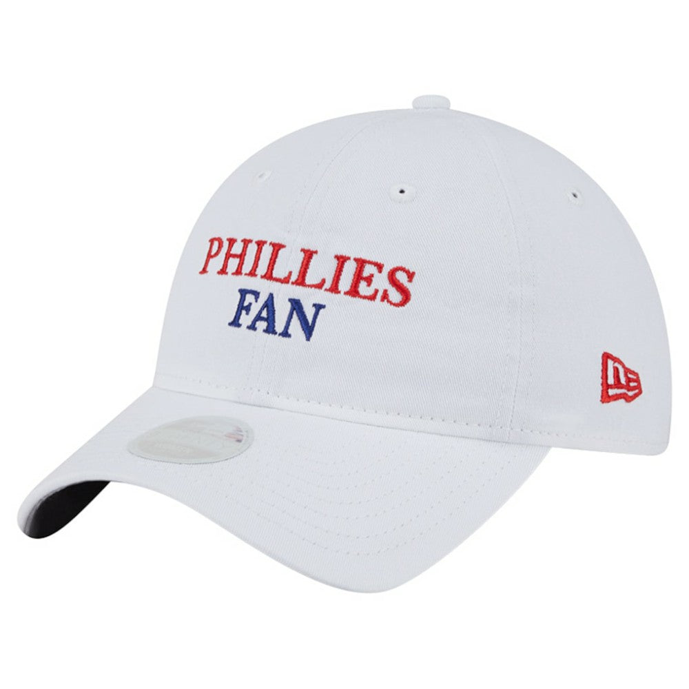 White Philadelphia Phillies New Era Women's Team Fan 9TWENTY Adjustable Hat