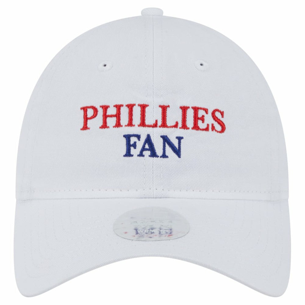 White Philadelphia Phillies New Era Women's Team Fan 9TWENTY Adjustable Hat