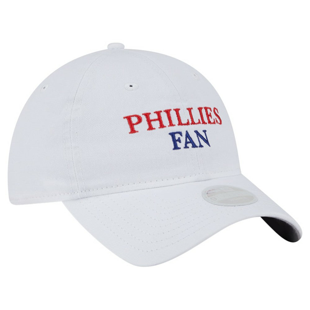White Philadelphia Phillies New Era Women's Team Fan 9TWENTY Adjustable Hat