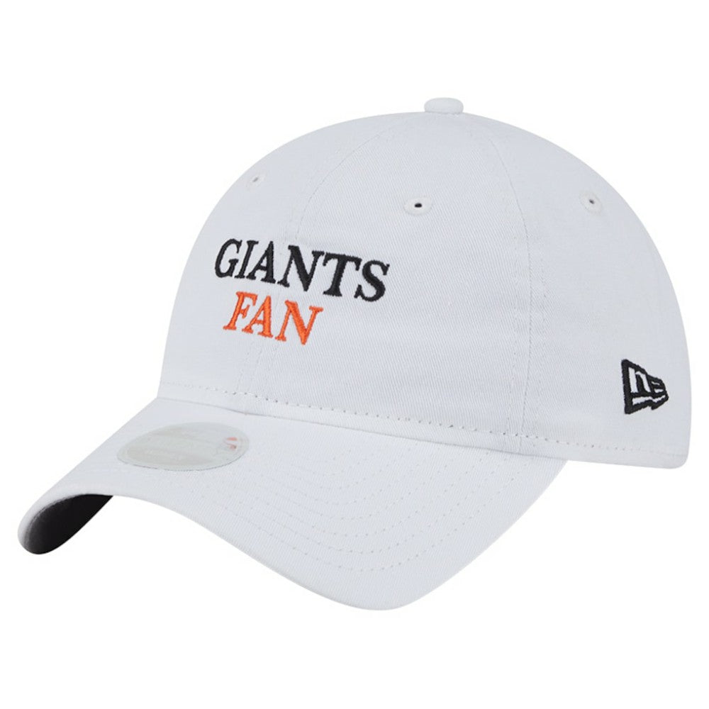 White San Francisco Giants New Era Women's Team Fan 9TWENTY Adjustable Hat