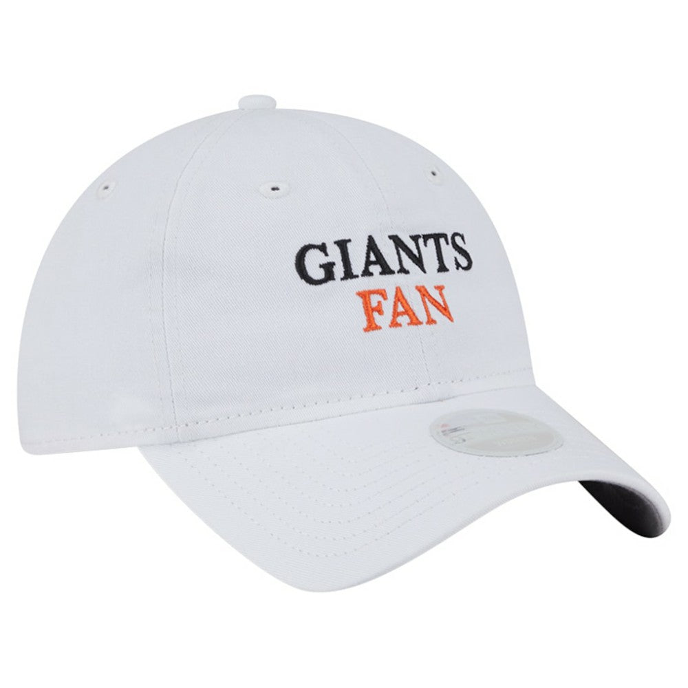 White San Francisco Giants New Era Women's Team Fan 9TWENTY Adjustable Hat