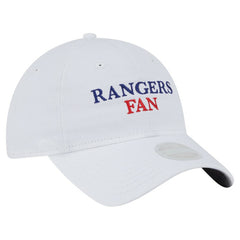 White Texas Rangers New Era Women's Team Fan 9TWENTY Adjustable Hat