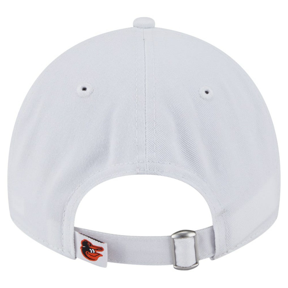 White Baltimore Orioles New Era Women's Team Fan 9TWENTY Adjustable Hat