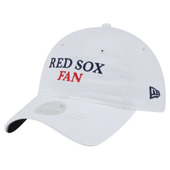 White Boston Red Sox New Era Women's Team Fan 9TWENTY Adjustable Hat