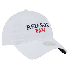 White Boston Red Sox New Era Women's Team Fan 9TWENTY Adjustable Hat