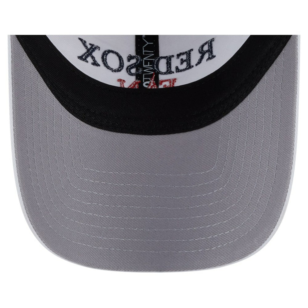 White Boston Red Sox New Era Women's Team Fan 9TWENTY Adjustable Hat