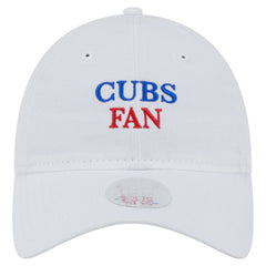 White Chicago Cubs New Era Women's Team Fan 9TWENTY Adjustable Hat