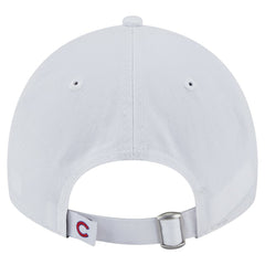 White Chicago Cubs New Era Women's Team Fan 9TWENTY Adjustable Hat