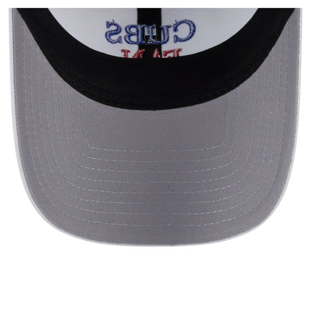 White Chicago Cubs New Era Women's Team Fan 9TWENTY Adjustable Hat