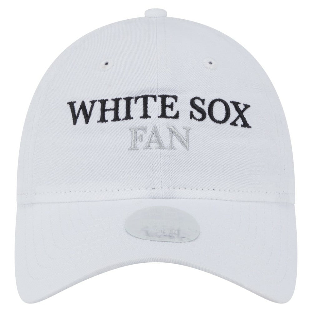 White Chicago White Sox New Era Women's Team Fan 9TWENTY Adjustable Hat