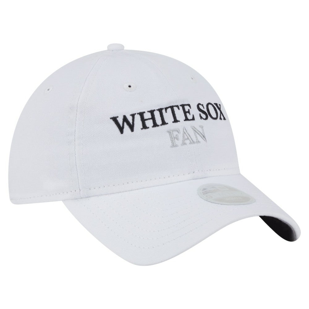 White Chicago White Sox New Era Women's Team Fan 9TWENTY Adjustable Hat