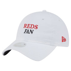 White Cincinnati Reds New Era Women's Team Fan 9TWENTY Adjustable Hat