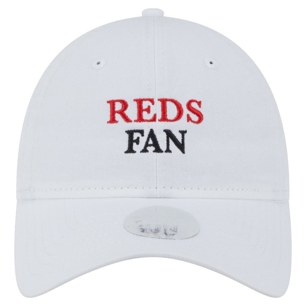 White Cincinnati Reds New Era Women's Team Fan 9TWENTY Adjustable Hat