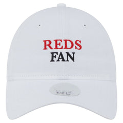 White Cincinnati Reds New Era Women's Team Fan 9TWENTY Adjustable Hat