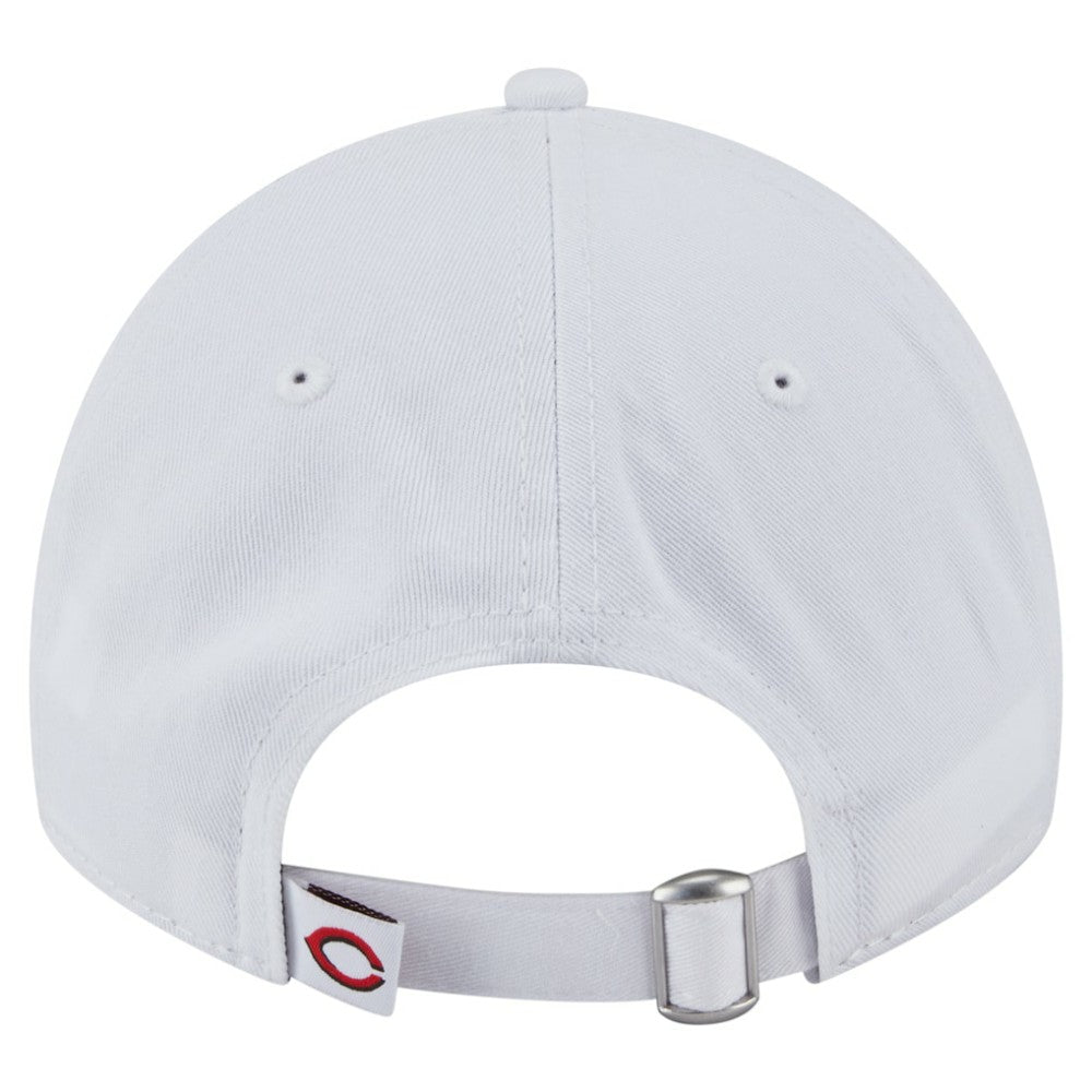 White Cincinnati Reds New Era Women's Team Fan 9TWENTY Adjustable Hat