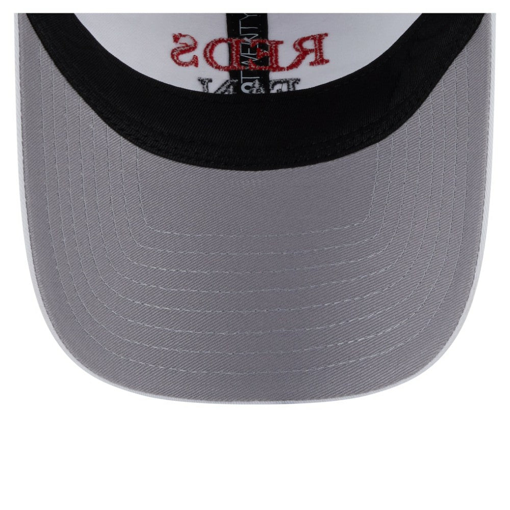 White Cincinnati Reds New Era Women's Team Fan 9TWENTY Adjustable Hat