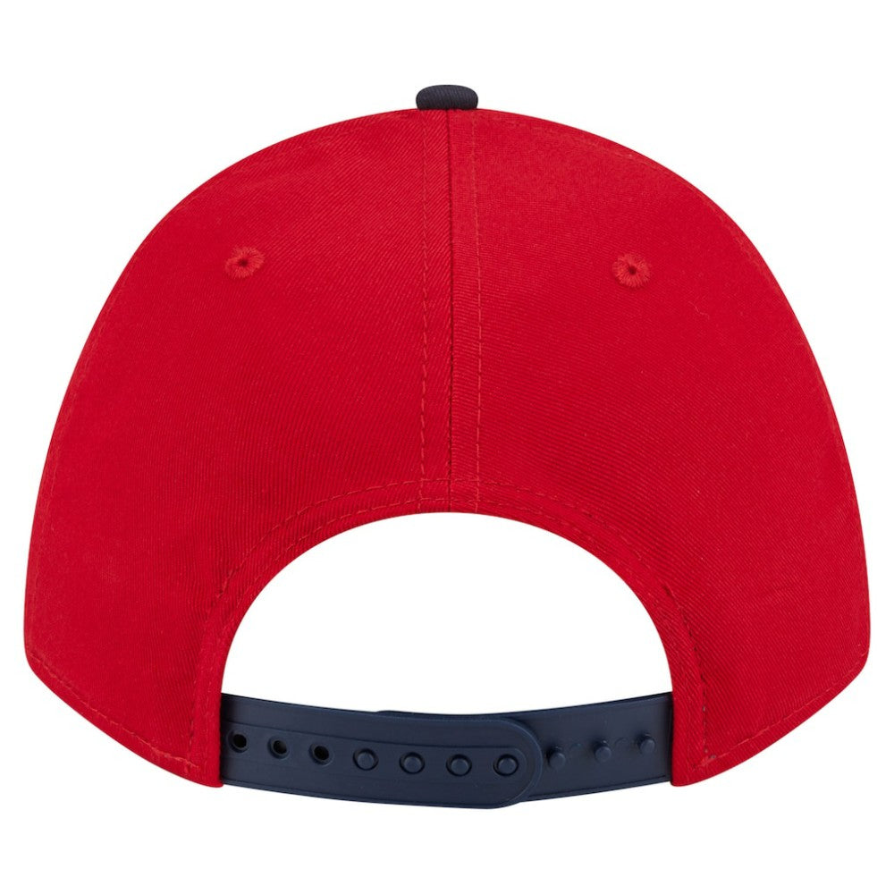 Red/Navy Washington Nationals New Era Arch 9FORTY A-Frame M-Crown Adjustable Hat