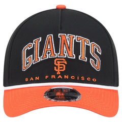 Black/Orange San Francisco Giants New Era Arch 9FORTY A-Frame M-Crown Adjustable Hat