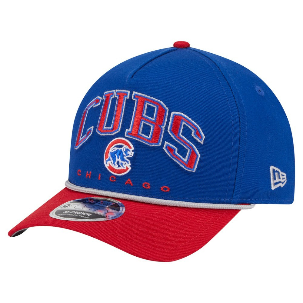 Royal/Red Chicago Cubs New Era Arch 9FORTY A-Frame M-Crown Adjustable Hat