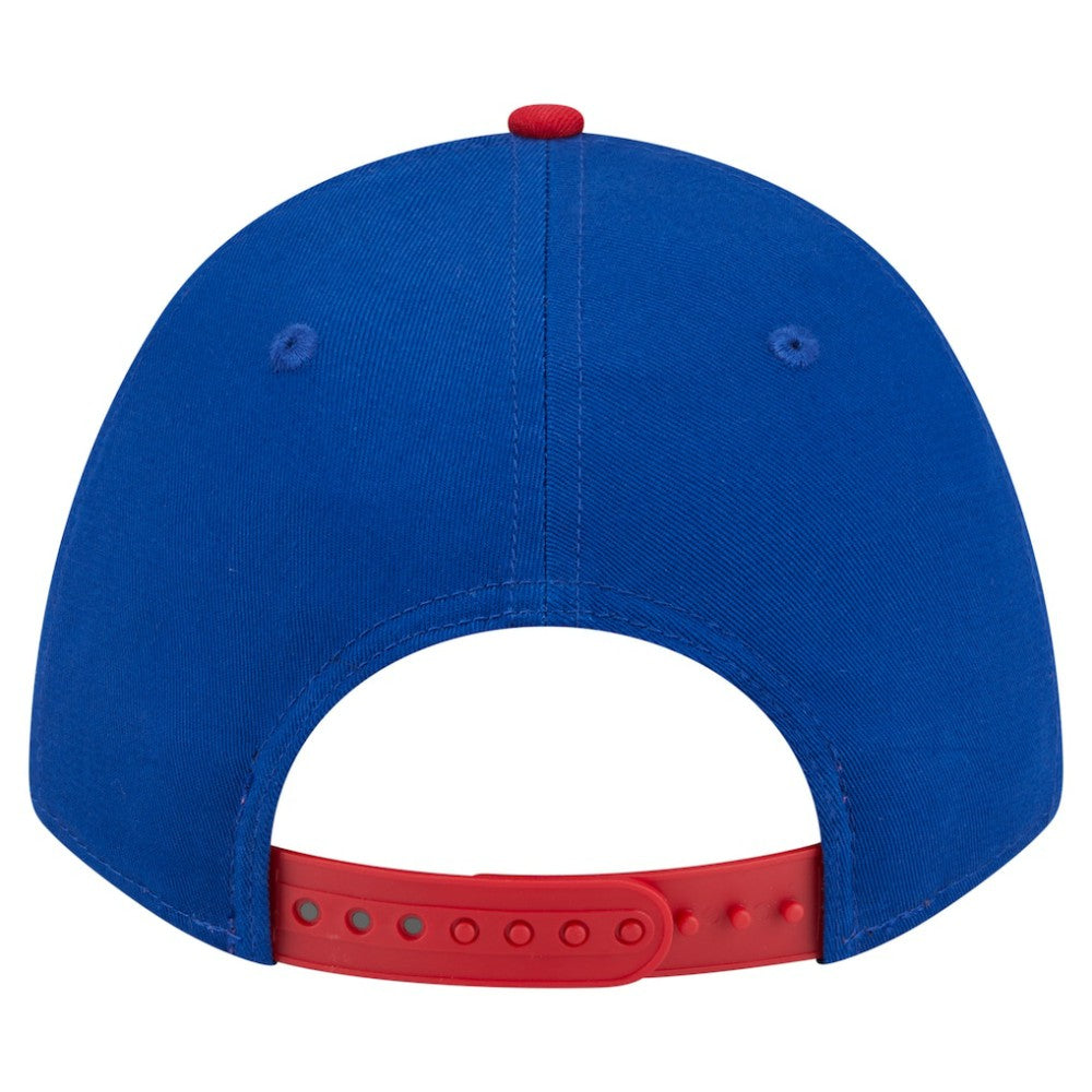 Royal/Red Chicago Cubs New Era Arch 9FORTY A-Frame M-Crown Adjustable Hat