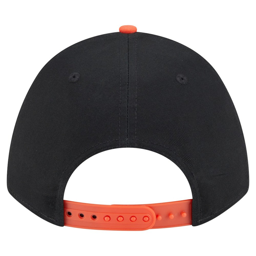 Black/Orange Baltimore Orioles New Era Arch 9FORTY A-Frame M-Crown Adjustable Hat