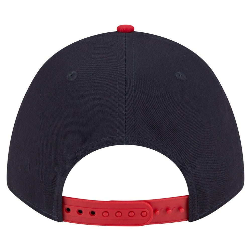 Navy/Red Boston Red Sox New Era Arch 9FORTY A-Frame M-Crown Adjustable Hat