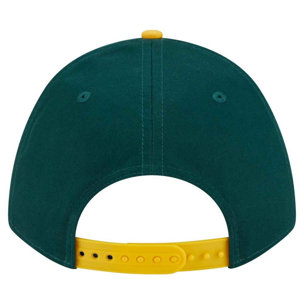 Green/Gold Athletics New Era Arch 9FORTY A-Frame M-Crown Adjustable Hat