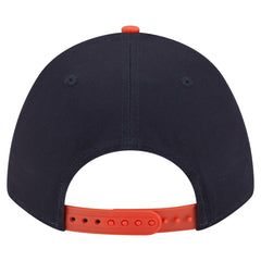 Navy/Orange Houston Astros New Era Arch 9FORTY A-Frame M-Crown Adjustable Hat