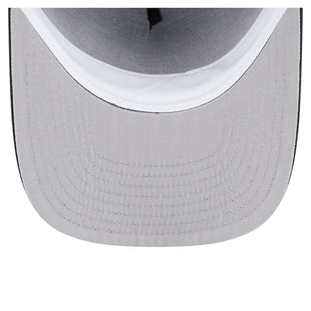 Black Houston Astros New Era Chainstitch 9FIFTY A-Frame Snapback Hat