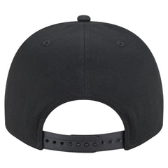 Black Texas Rangers New Era Chainstitch 9FIFTY A-Frame Snapback Hat