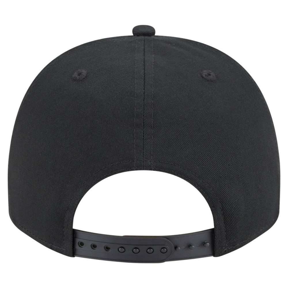 Black Atlanta Braves New Era Chainstitch 9FIFTY A-Frame Snapback Hat