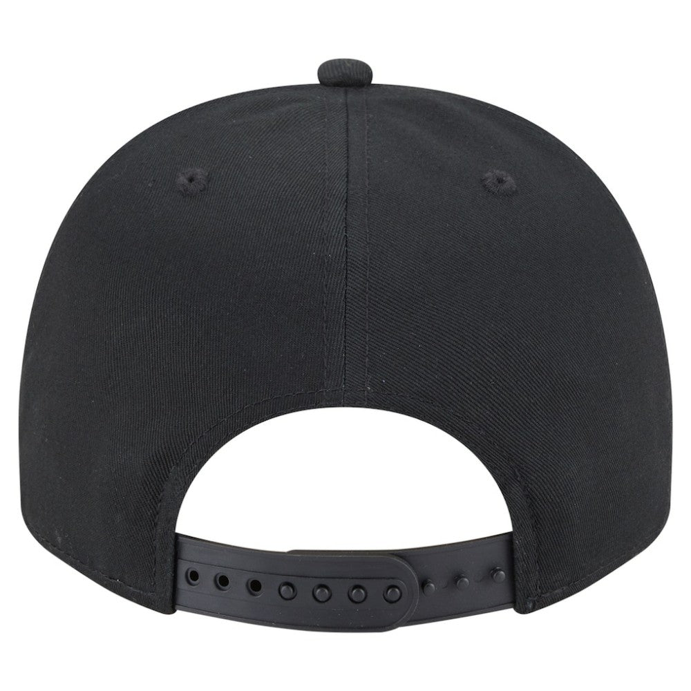 Black Boston Red Sox New Era Chainstitch 9FIFTY A-Frame Snapback Hat