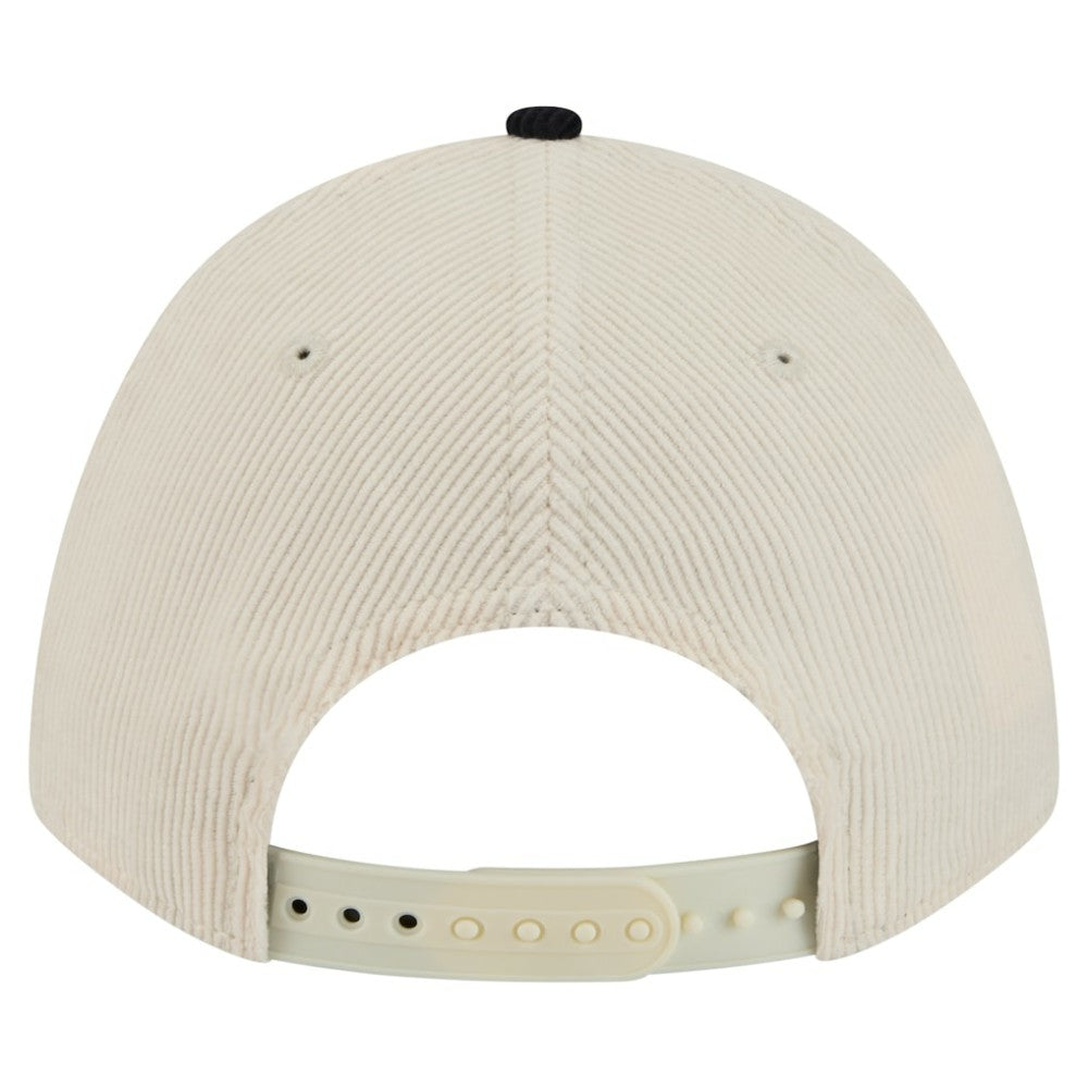 Cream/Navy Detroit Tigers New Era Sided Corduroy 9FORTY A-Frame Adjustable Hat
