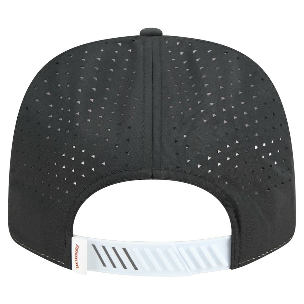 White/Black San Francisco Giants New Era Established Patch 9SEVENTY Adjustable Hat