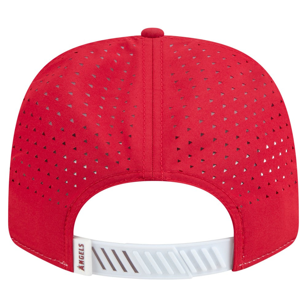 White/Red Los Angeles Angels New Era Established Patch 9SEVENTY Adjustable Hat