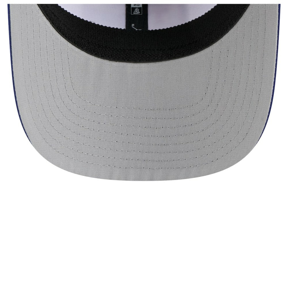 White/Royal Texas Rangers New Era Established Patch 9SEVENTY Adjustable Hat